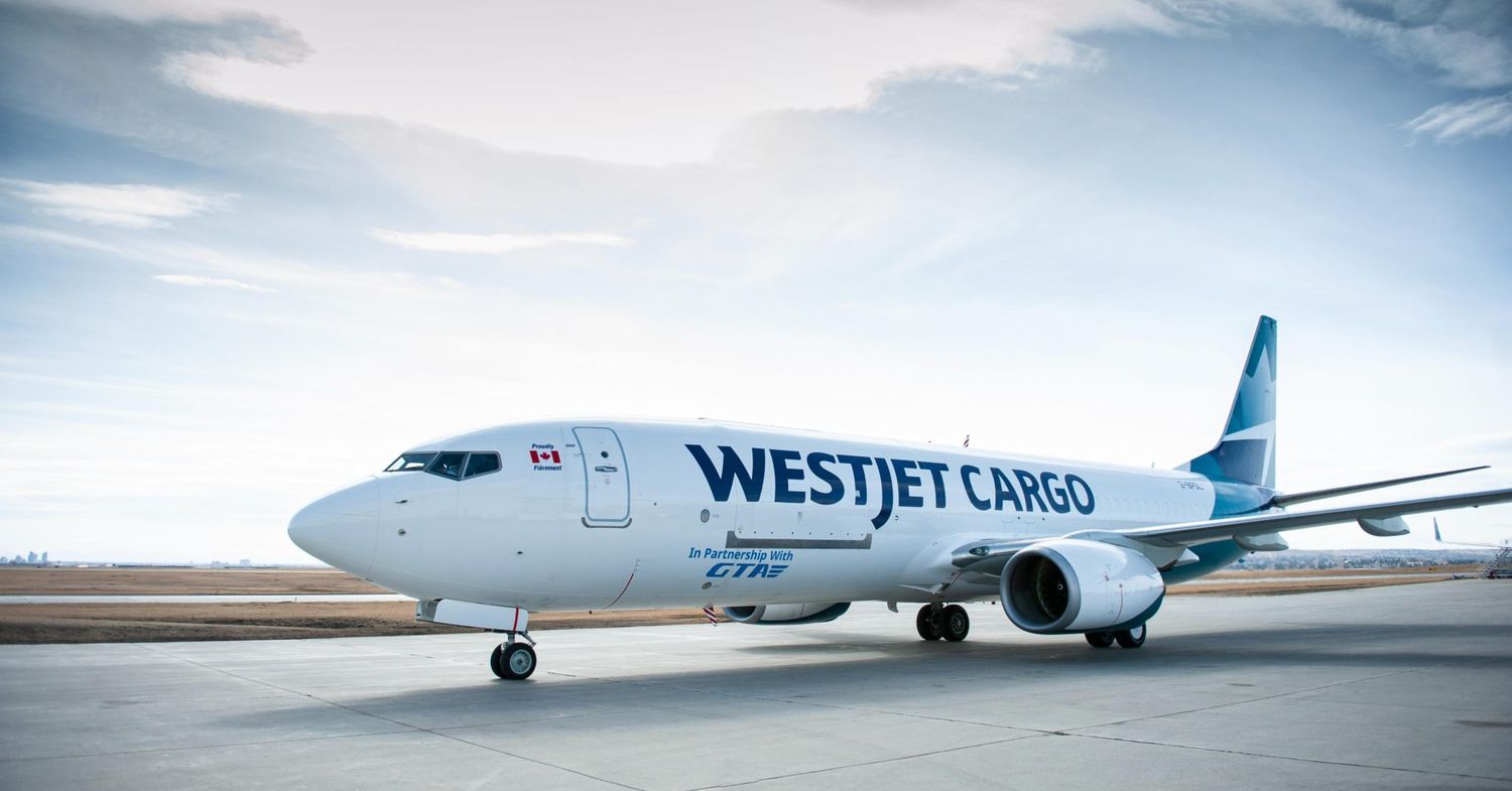WestJet Cargo took delivery of its first Boeing 737-800 freighter