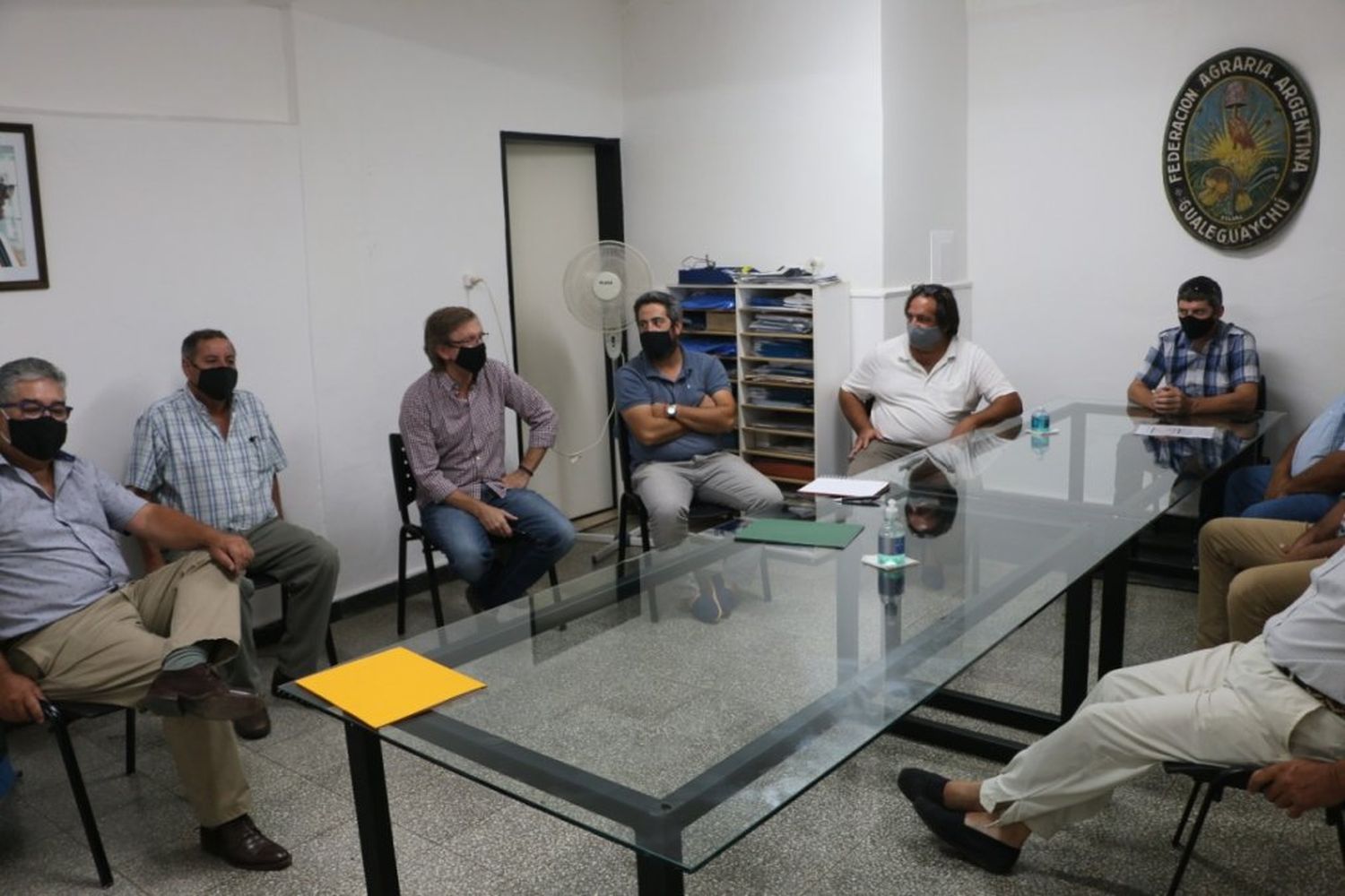 Dirigentes de la filial de Faa y de la Sociedad Rural charlaron con el ministro Bahillo y le solicitaron la emergencia agropecuaria hasta marzo del 2022