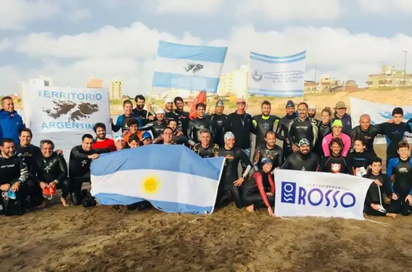 “Nadar para no Olvidar”, un homenaje a los héroes de Malvinas