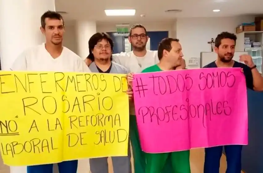 Enfermeros marcharán contra la reforma laboral en salud