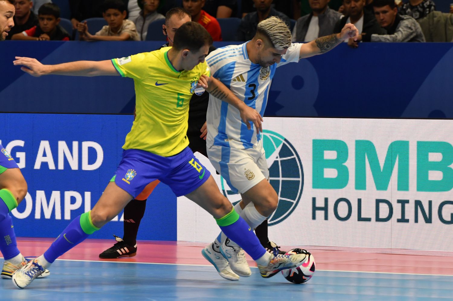 Mundial de futsal: Argentina estuvo a la altura, pero no pudo con Brasil en la final