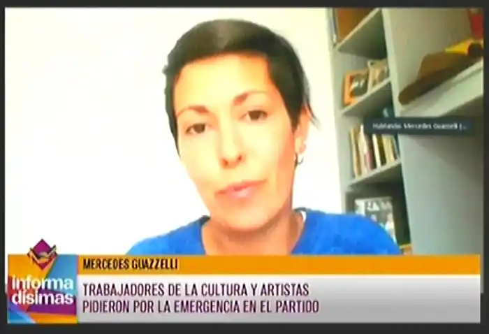 Trabajadores de la cultura y artistas pidieron por la emergencia en el partido