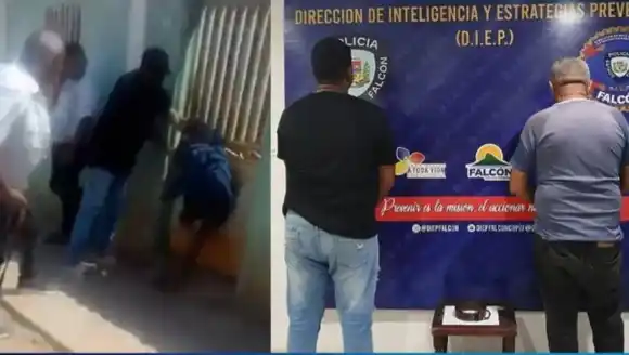 Detuvieron a dos hombres que cayeron salvajemente a correazos a una mujer