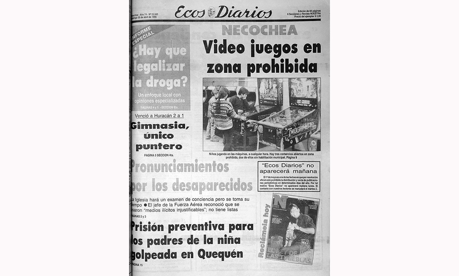 Domingo 30 de abril de 1995
