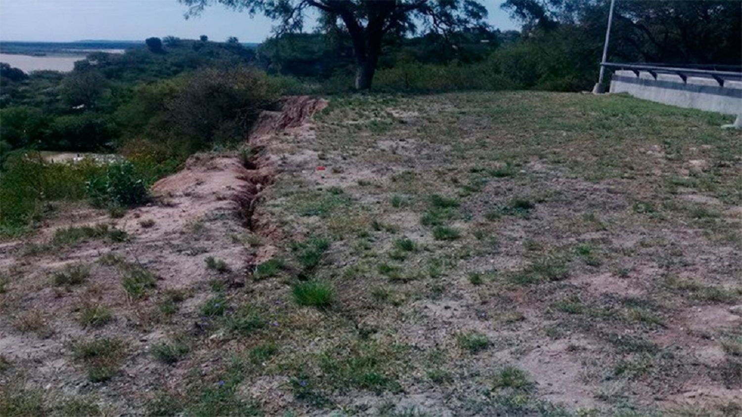 Los efectos del movimiento de barrancas afectaron al sitio histórico de Punta Gorda y también al Puerto Viejo