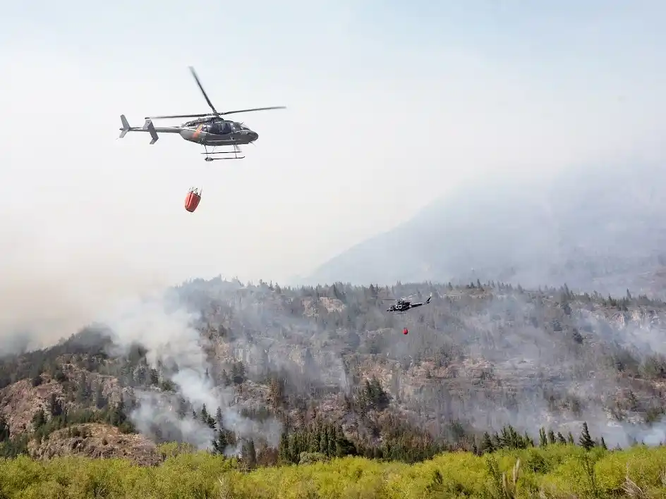 Incendios en Chubut: las lluvias de las últimas horas no alcanzaron y sigue la alerta máxima