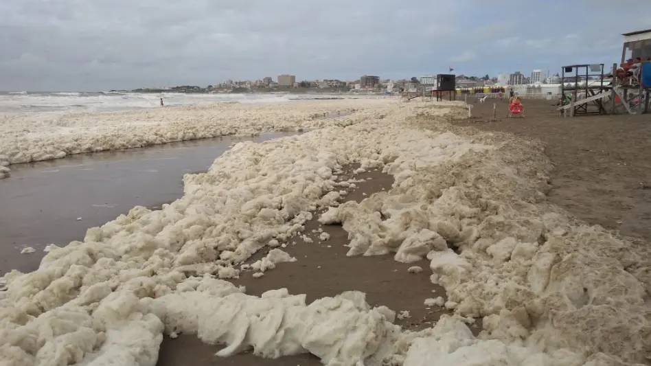 La explicación científica de la espuma que se formó en las costas de Mar del Plata