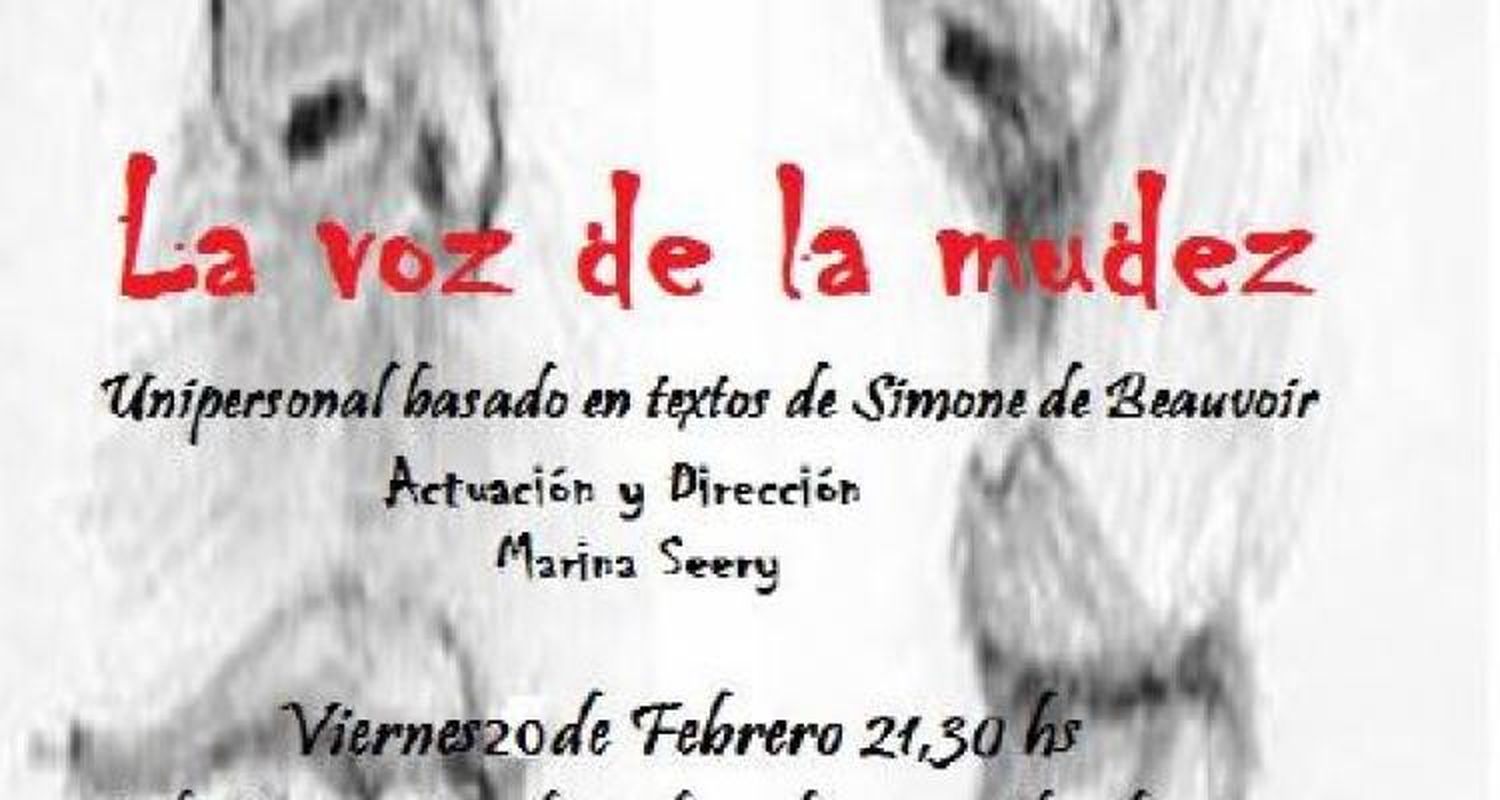 Última función de “La voz de la mudez”