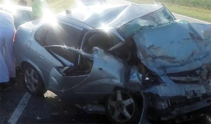 Choque frontal en la ruta 228 dejó seis víctimas fatales
