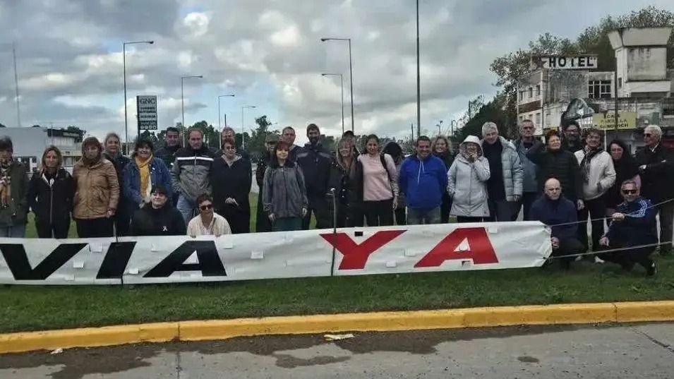 Los vecinos siguen reclamando por la autovia