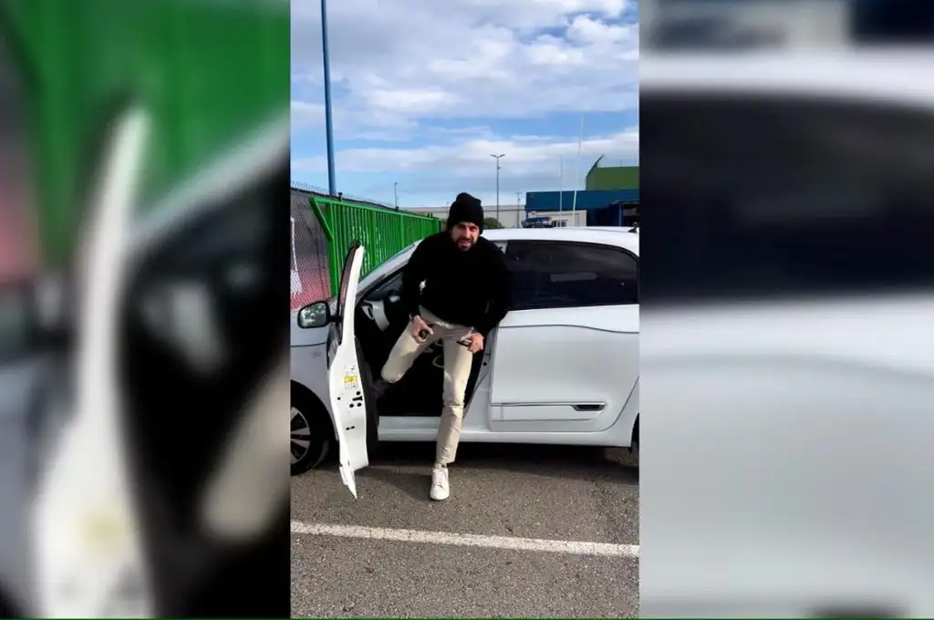 Furor en las redes sociales: cuál es el mensaje oculto de Piqué a Shakira en la patente de su Twingo