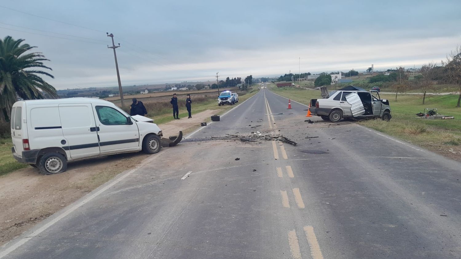 Fatal accidente en Ruta Nacional 11: un hombre perdió la vida y dos personas resultaron heridas