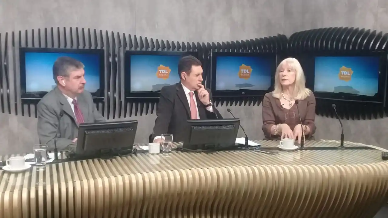 Nilda Fernandez en el desayuno de Tandil Despierta
