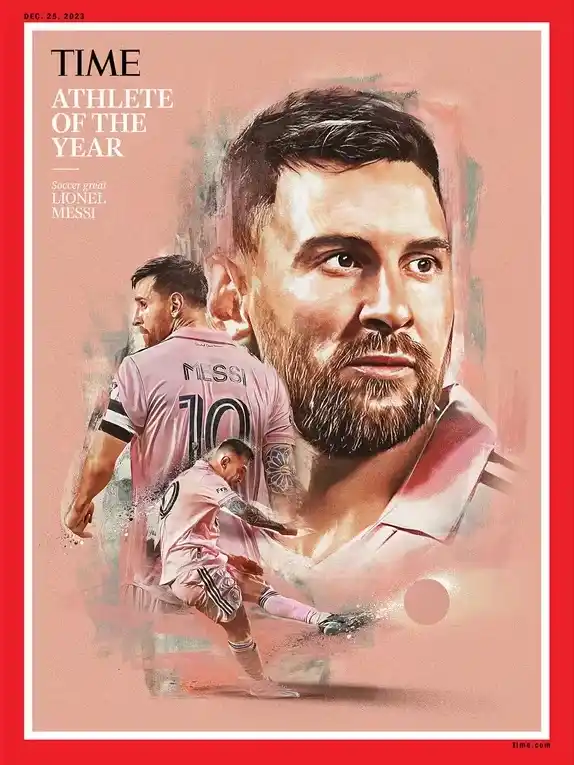 Messi fue elegido como "El Atleta del Año" por la revista Time