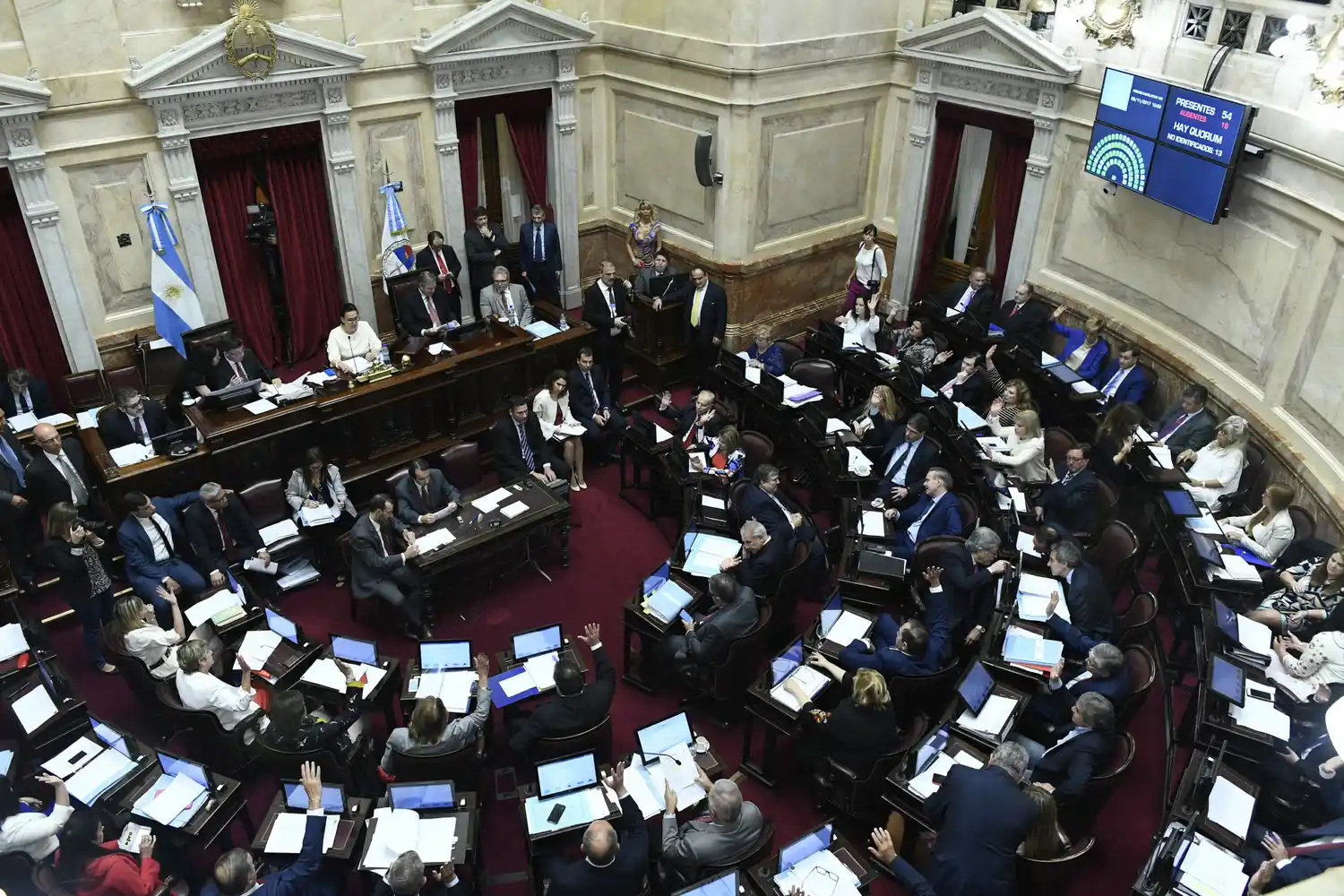 La Cámara de Senadores vuelve a la presencialidad