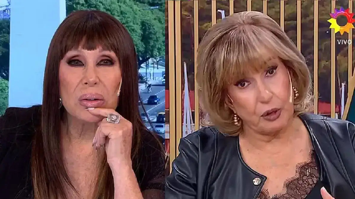 El encuentro entre Georgina Barbarossa y Moria Casán