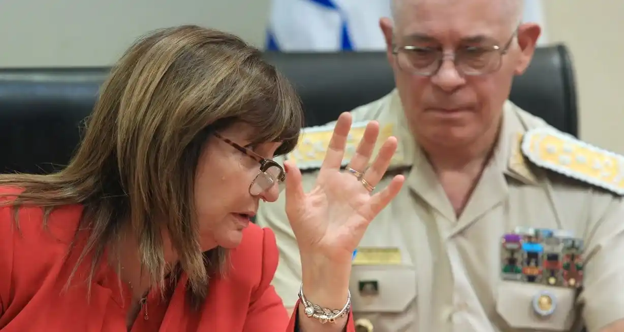 Bullrich pidió a Pullaro que "duplique o triplique" la presencia de la policía provincial para reforzar la seguridad en Rosario. Foto: NA.