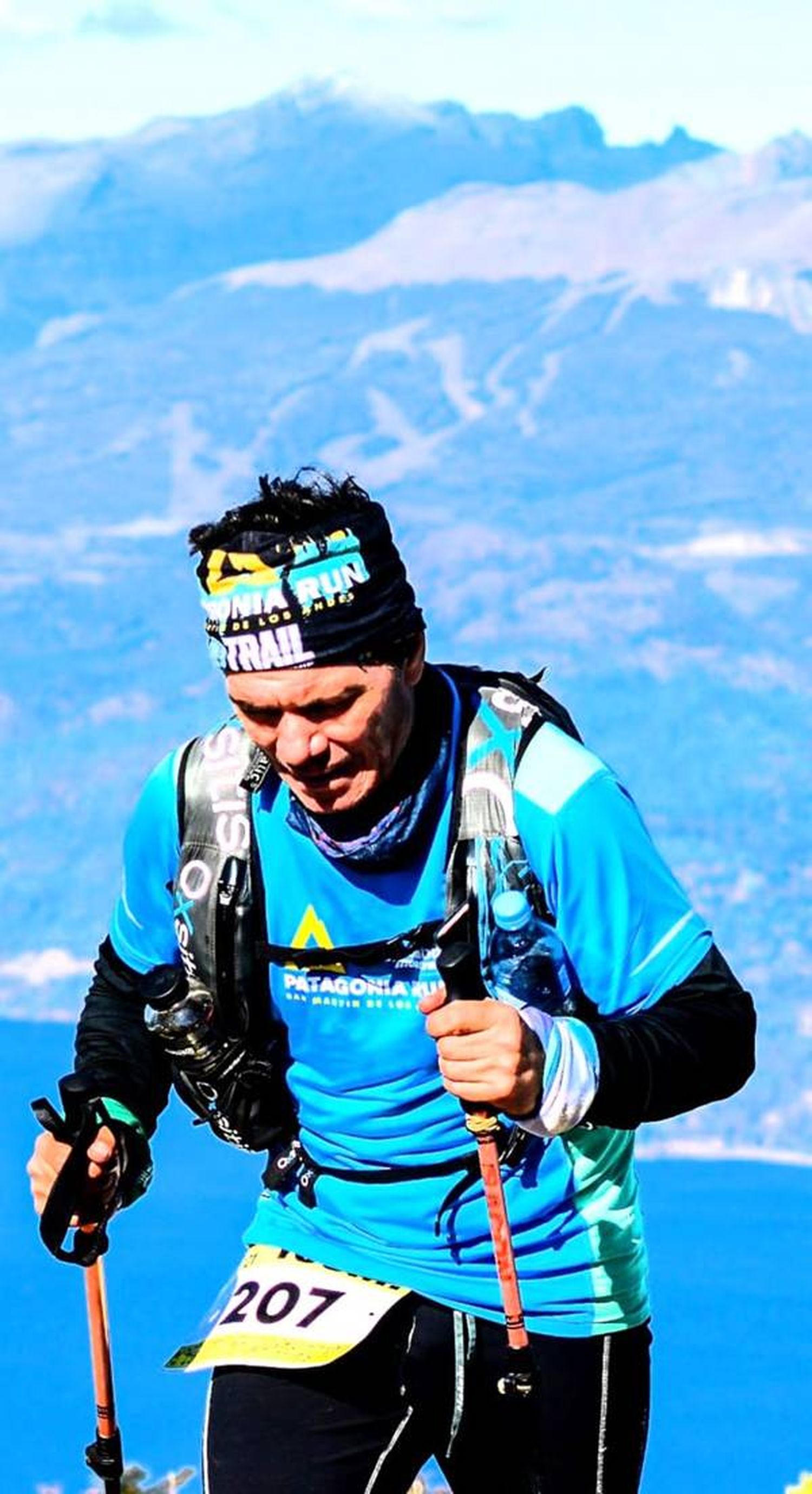 El ultramaratonista Hugo Horta completó las 100 millas de Patagonia Run