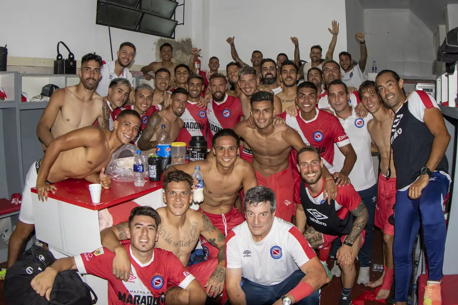 El festejo fue de Argentinos.