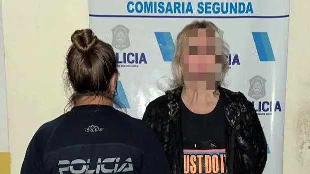 Traslado. Mujer aprehendida
