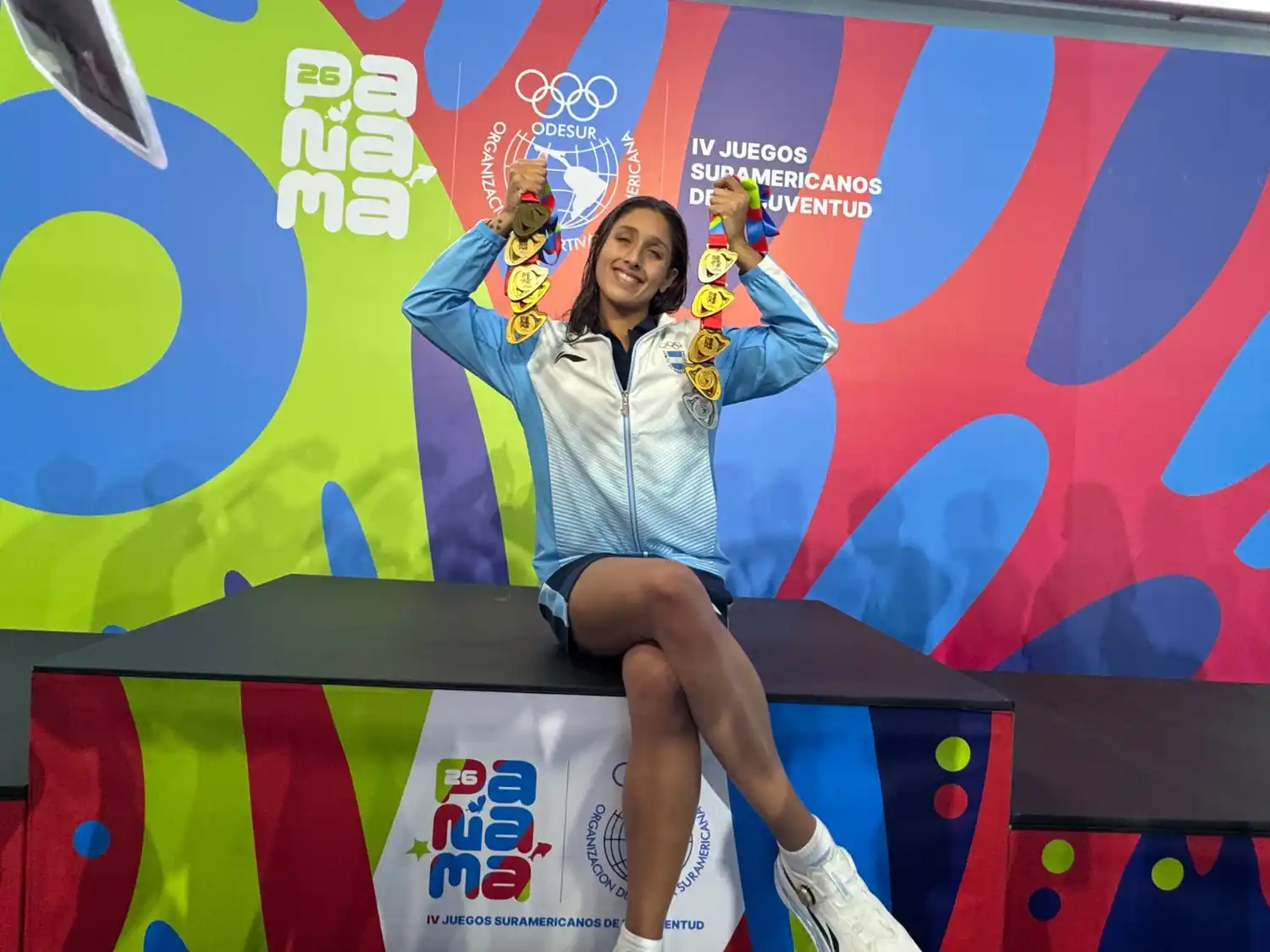 Agostina Hein arrasó en Panamá: nueve oros y una actuación histórica para la natación argentina