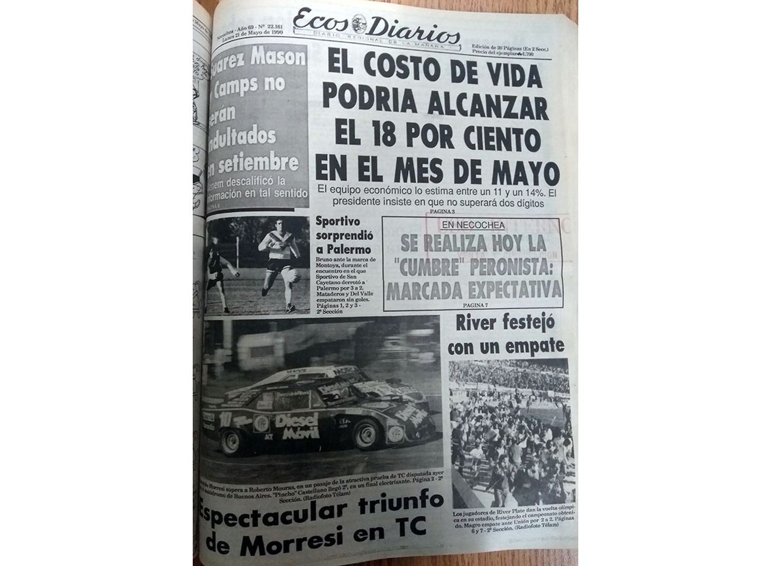Martes 22 mayo de 1990