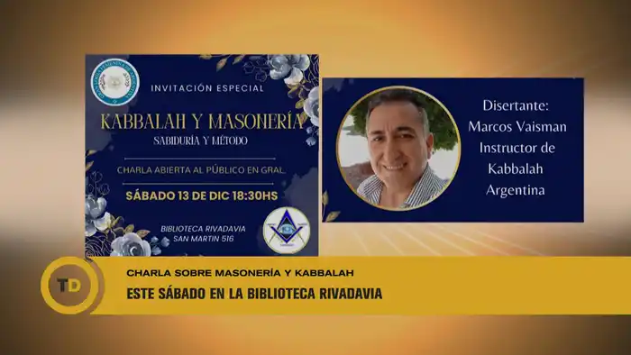 Charla sobre Masonería y Kabbalah en la Biblioteca Rivadavia