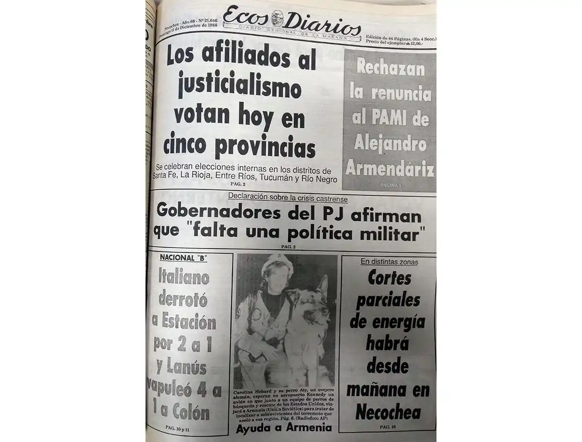 Domingo 11 de diciembre de 1988
