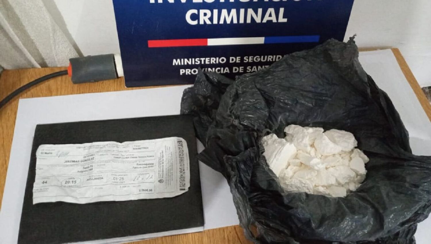 Secuestraron cocaína a un pasajero en la Terminal de Ónmibus Reconquista