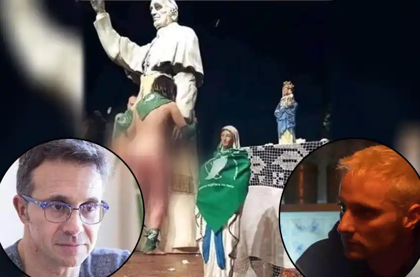 Video: el director de la obra de la polémica se cruzó en vivo con Sergio Lapegue