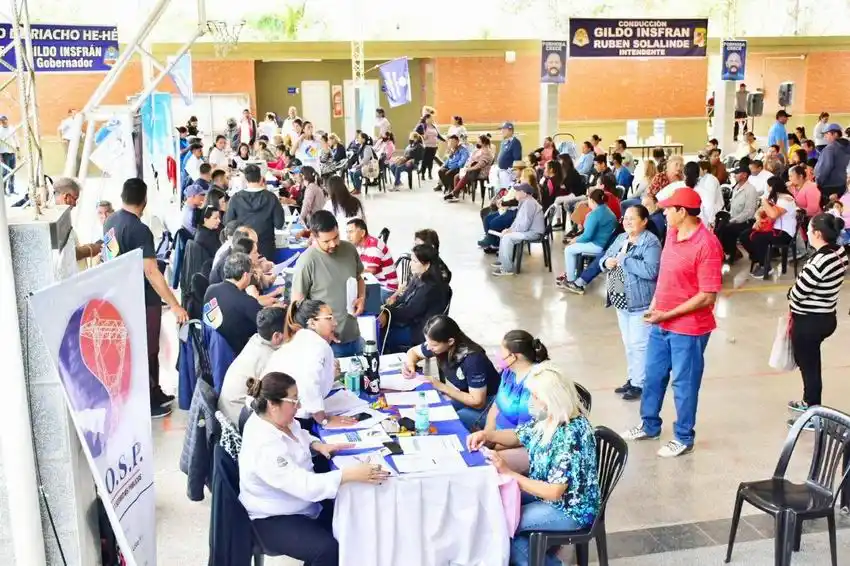 El operativo integral de la Anses
y la CPS llegó a Riacho He Hé