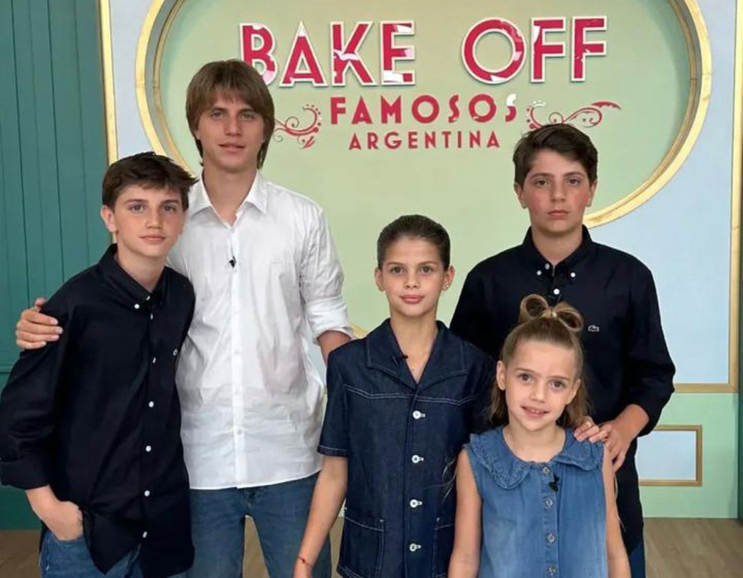 Bake Off. Recibió a los hijos de Wanda Nara