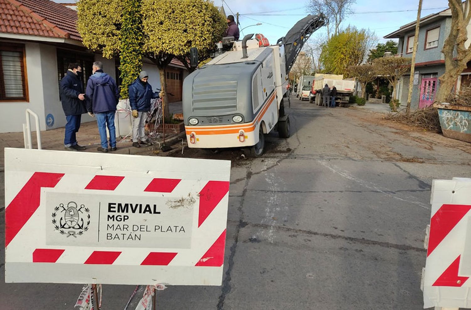 Corte de calles por tareas de mantenimiento del Emvial