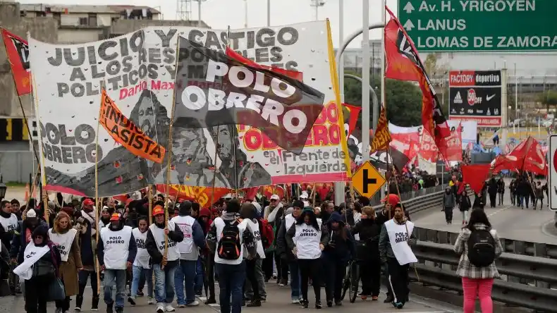La izquierda anunció jornada de cortes y marchas en la Provincia y el país para este martes 24