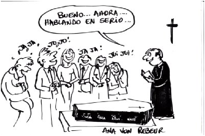 Contando cuentos en el velorio