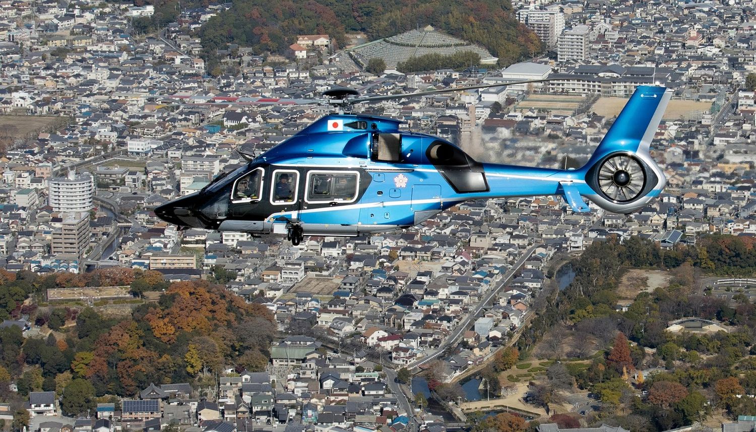 La Agencia Nacional de Policía de Japón recibe sus primeros helicópteros Airbus H160