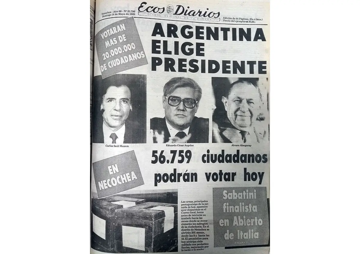 Domingo 14 de mayo de 1989