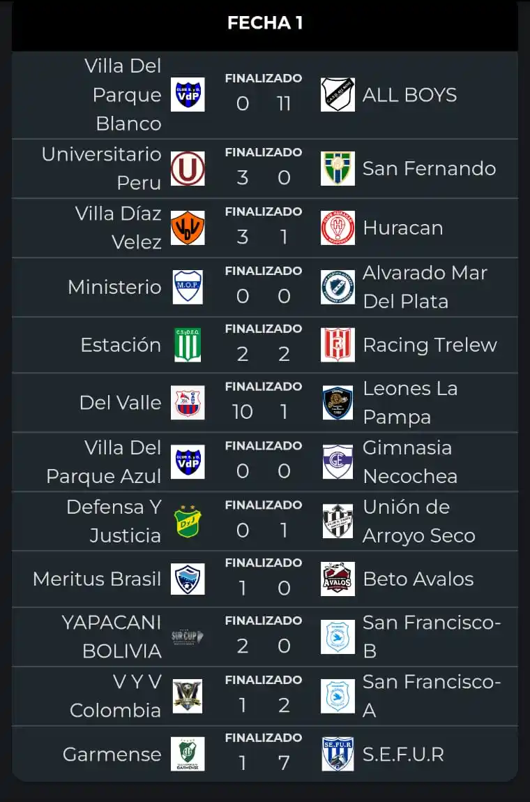 Fecha 1 (2010)