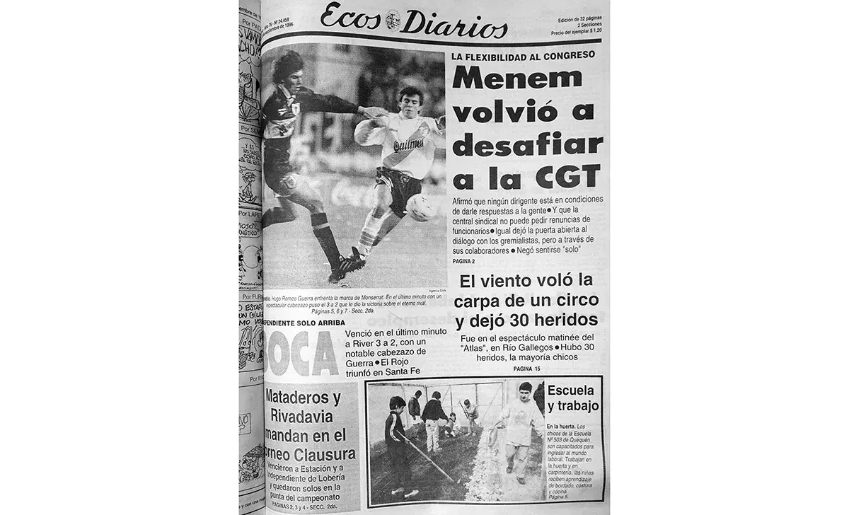 Lunes 30 de septiembre de 1996