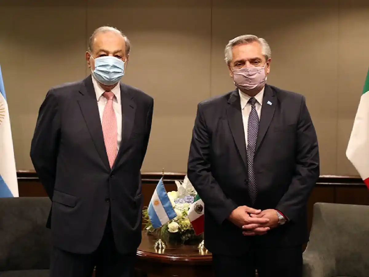 "Argentina se volvió creíble para seguir invirtiendo", le dijo Slim a Fernández