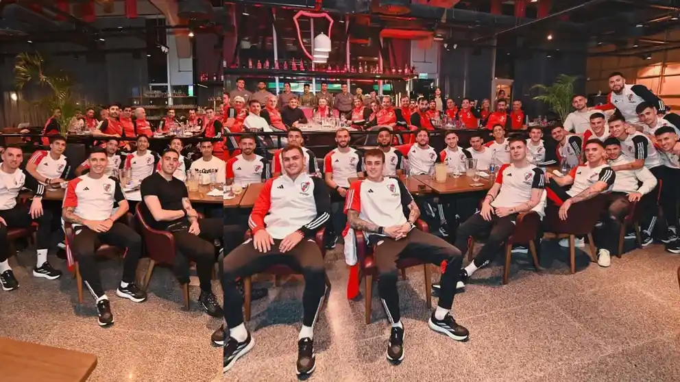 Gallardo organizó una cena especial con todo el plantel