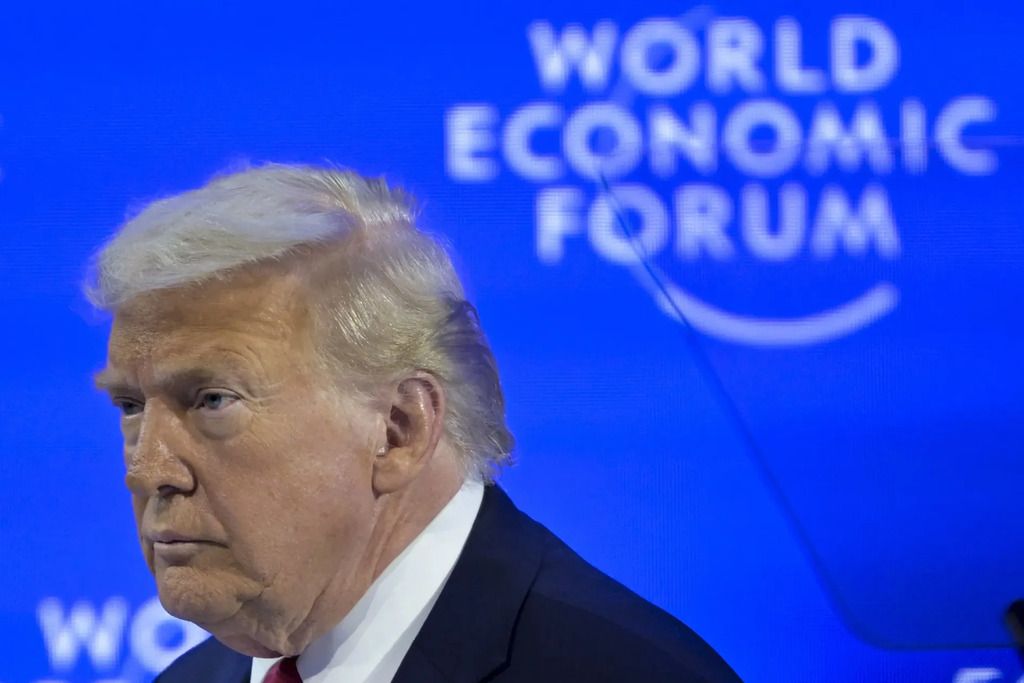 Donald Trump en el Foro de Davos, EFE