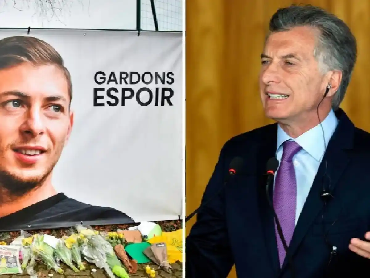 Macri les pidió a Francia e Inglaterra que reanuden la búsqueda del avión de Emiliano Sala