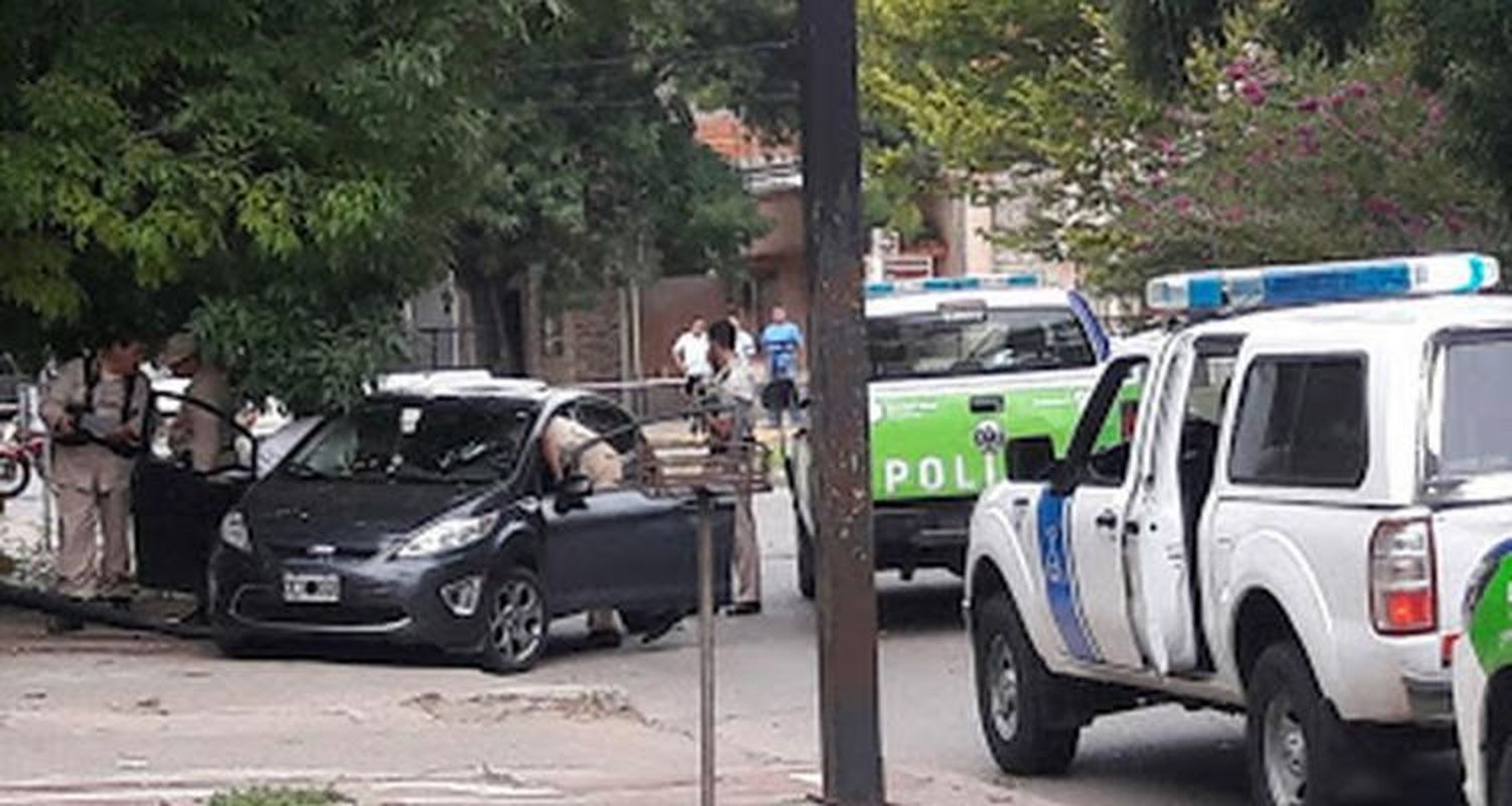 Persecución y choque de un patrullero