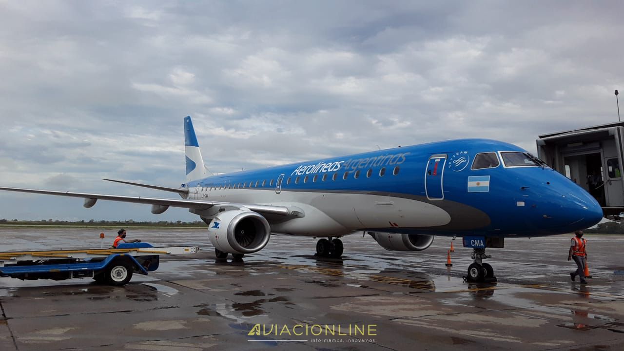 Aerolíneas Argentinas inauguró sus vuelos entre Córdoba y San Juan