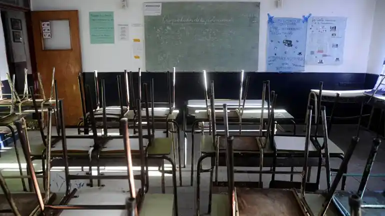 Paro docente: Según el gobierno hubo un 38% de adhesión a la medida de fuerza