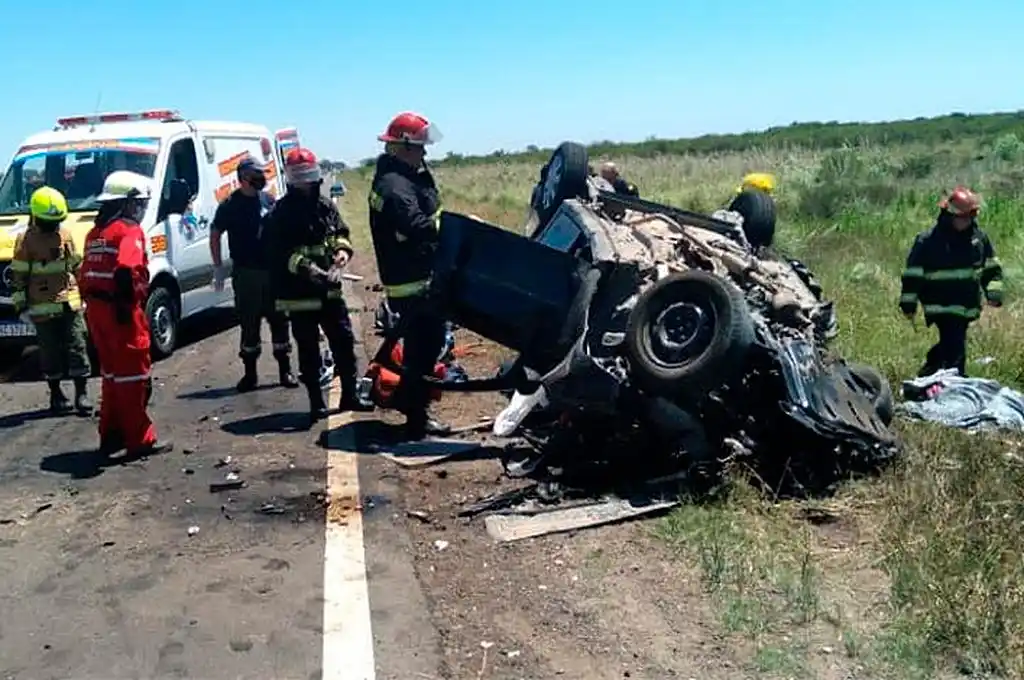 Murió un matrimonio de Recreo en un choque frontal en Entre Ríos