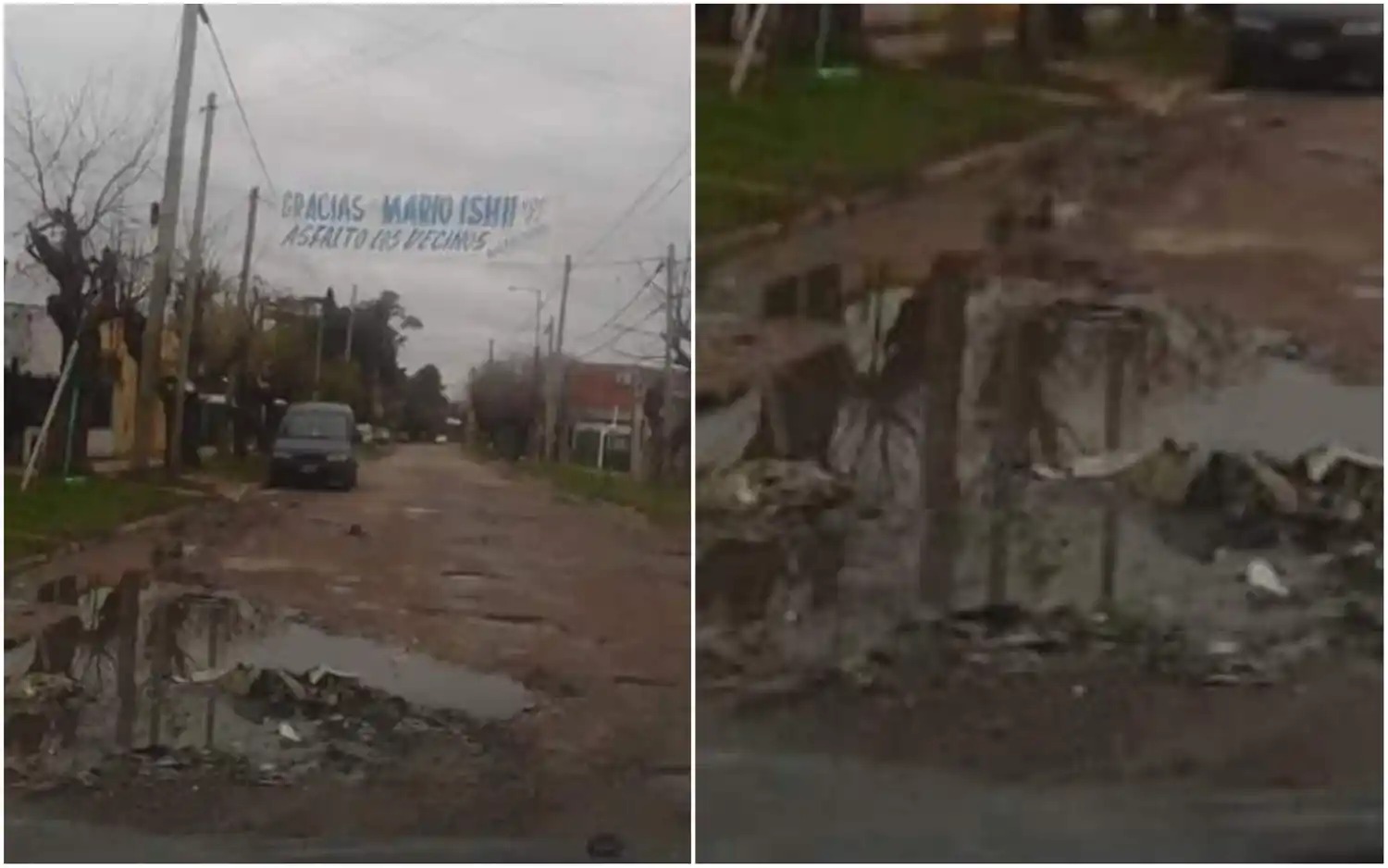 José C. Paz: A Ishii le agradecieron por el asfalto pero la calle duró apenas una lluvia