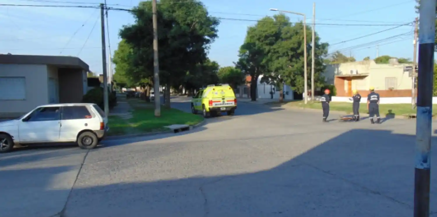 La colisión fue con un Fiat Uno.