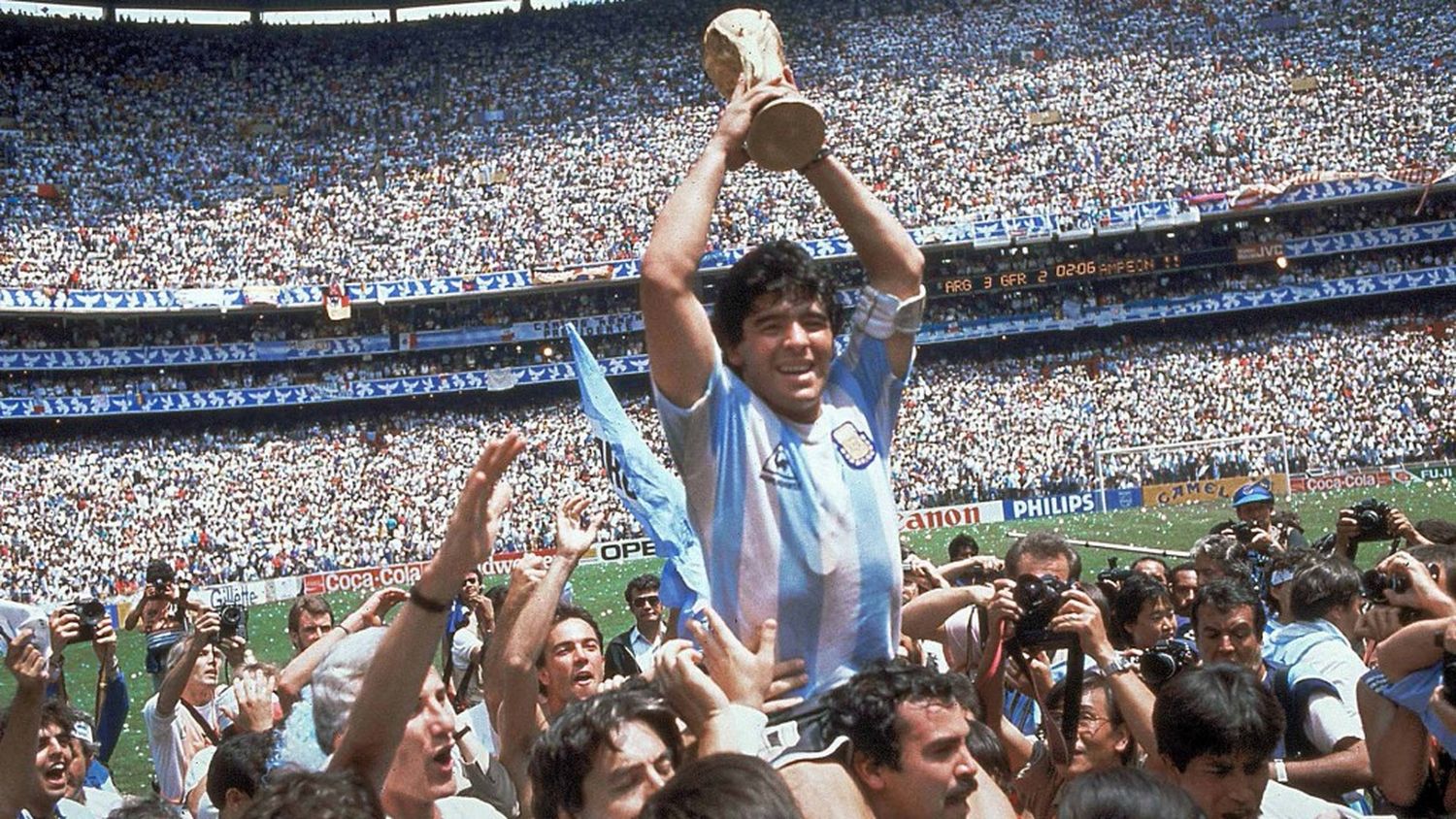 Maradona, en México 1986.